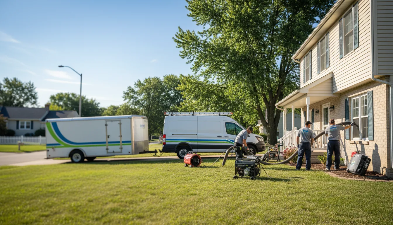 Flooded Basement Restoration And Cleanup With Repair in Mokena, IL near me